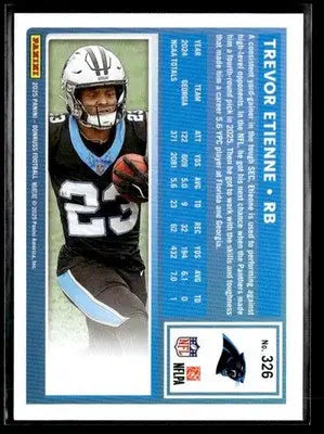 2025 Donruss #326 Trevor Etienne Rated Rookies - Football Card Single
