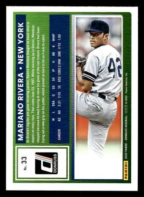 2025 Donruss #33 Mariano Rivera - Baseball Card Single