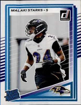 2025 Donruss #346 Malaki Starks Rookie Rookie - Football Card Single