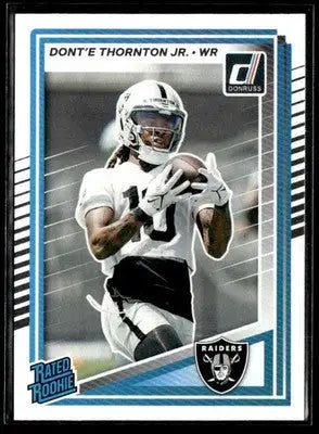 2025 Donruss #349 Dont’e Thornton Jr Rated Rookies