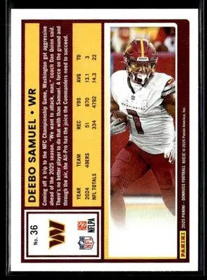 2025 Donruss #36 Deebo Samuel - Football Card Single