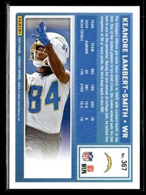 2025 Donruss #367 Keandre Lambert-Smith Rated Rookies - Football Card Single