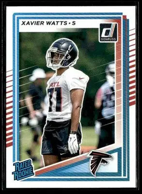 2025 Donruss #399 Xavier Watts Rated Rookies - Football Card Single