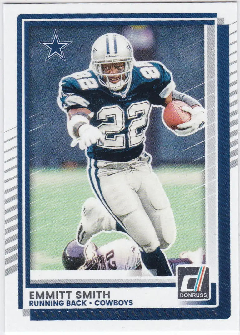 2025 Donruss #4 Emmitt Smith Aqueous Test Dallas Cowboys
