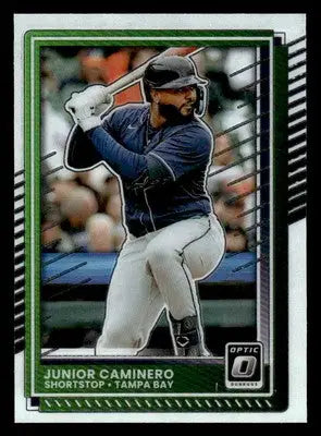 2025 Donruss #40 Junior Caminero Optic - Baseball Card Single