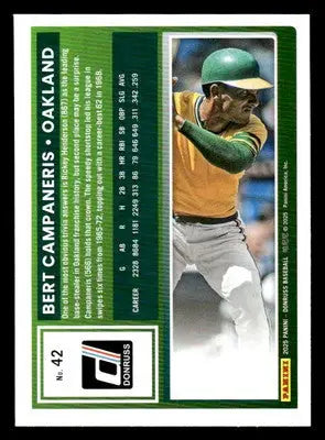 2025 Donruss #42 Bert Campaneris - Baseball Card Single