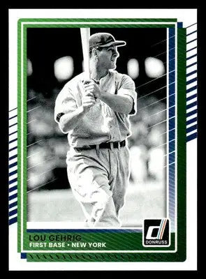 2025 Donruss #55 Lou Gehrig - Baseball Card Single