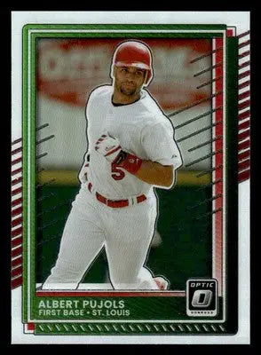 2025 Donruss #6 Albert Pujols Optic - Baseball Card Single