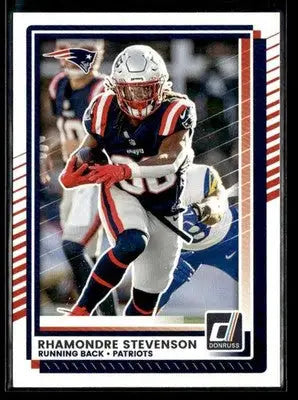 2025 Donruss #63 Rhamondre Stevenson - Football Card Single