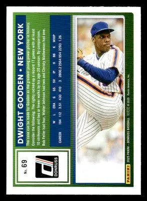 2025 Donruss #69 Dwight Gooden - Baseball Card Single