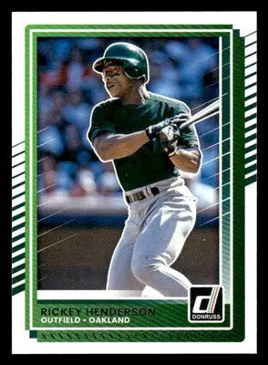 2025 Donruss #7 Ricky Henderson - Baseball Card Single