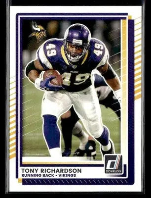 2025 Donruss #70 Tony Richardson - Football Card Single