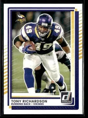 2025 Donruss #70 Tony Richardson Aqueous Test SSP - Football Card Single