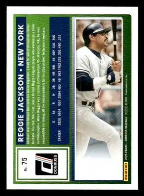 2025 Donruss #75 Reggie Jackson - Baseball Card Single