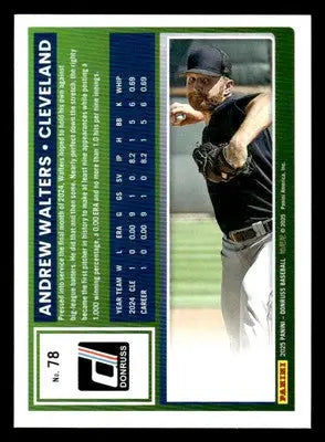 2025 Donruss #78 Andrew Walters - Baseball Card Single