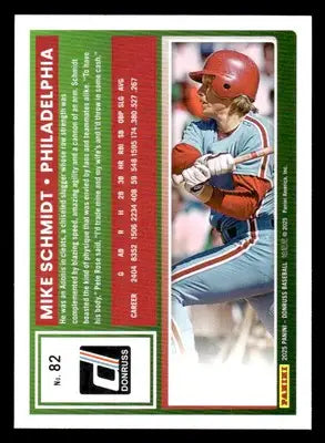 2025 Donruss #82 Mike Schmidt - Baseball Card Single