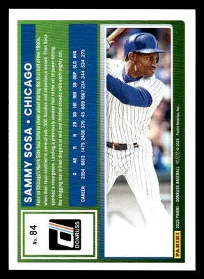 2025 Donruss #84 Sammy Sosa - Baseball Card Single