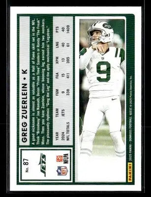 2025 Donruss #87 Greg Zuerlein - Football Card Single