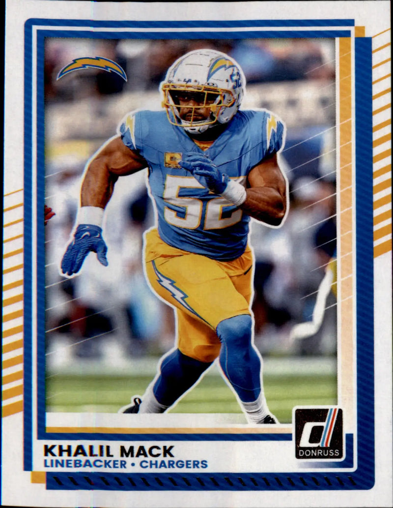 2025 Donruss #88 Khalil Mack - Football Card Single