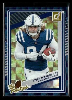 2025 Donruss #9 Tyler Warren The Rookies RC Indianapolis Colts - Football Card Single