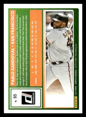 2025 Donruss #95 Pablo Sandoval - Baseball Card Single