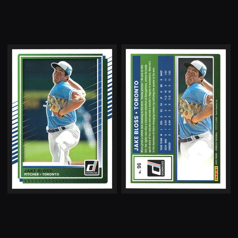 2025 Donruss #96 Jake Bloss Toronto Blue Jays