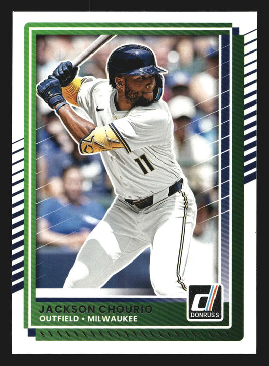 2025 Donruss #99 Jackson Chourio Milwaukee Brewers - Baseball Card Single
