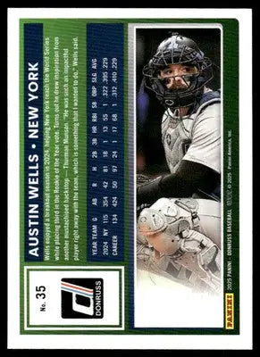 2025 Donruss Austin Wells #35 Baseball - Baseball Card Single