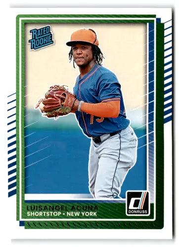 2025 Donruss Base #1 Luisangel Acuna NM Near Mint Mets ID:79131 - Baseball Card Single