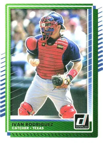 2025 Donruss Base #21 Ivan Rodriguez NM-MT Rangers ID:79020 - Baseball Card Single