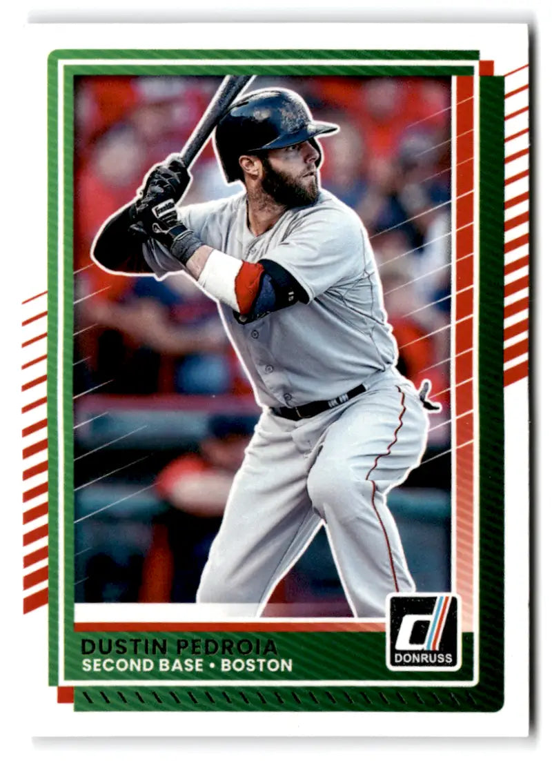 2025 Donruss Base #28 Dustin Pedroia NM-MT Red Sox ID:78514 - Baseball Card Single