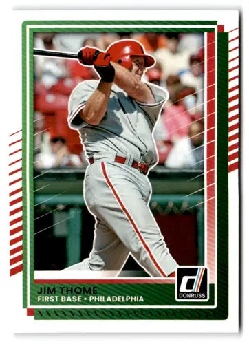 2025 Donruss Base #31 Jim Thome NM-MT Phillies ID:78517 - Baseball Card Single