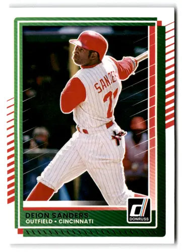 2025 Donruss Base #32 Deion Sanders NM-MT Reds ID:78518 - Baseball Card Single