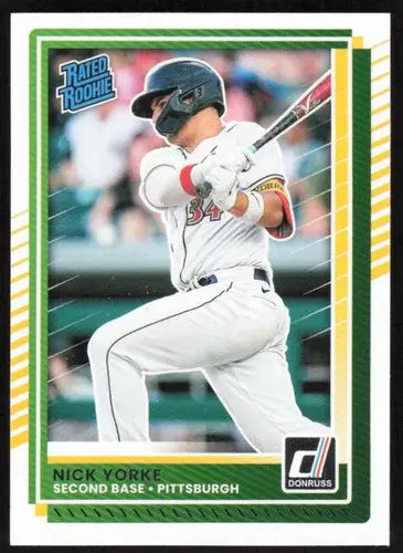 2025 Donruss Base #37 Nick Yorke NM-MT Pirates ID:78519 - Baseball Card Single