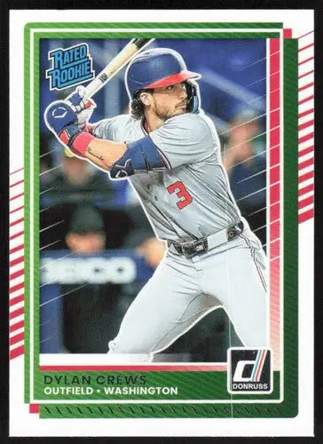 2025 Donruss Base #54 Dylan Crews NM-MT Nationals ID:78528 - Baseball Card Single