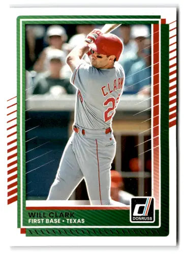2025 Donruss Base #64 Will Clark NM-MT Rangers ID:78533 - Baseball Card Single