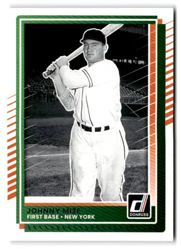 2025 Donruss Base #72 Johnny Mize NM-MT NY Giants ID:78537 - Baseball Card Single