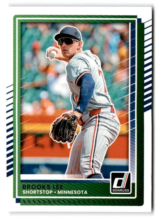 2025 Donruss Base #73 Brooks Lee NM-MT Twins ID:78538 - Baseball Card Single