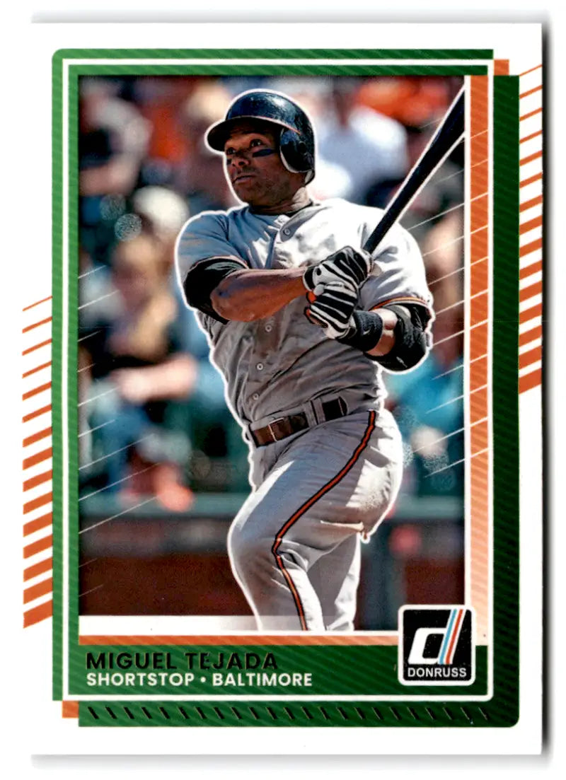 2025 Donruss Base #79 Miguel Tejada NM-MT Orioles ID:78540 - Baseball Card Single
