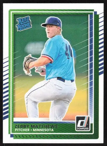 2025 Donruss Base #81 Zebby Matthews NM-MT Twins ID:78542 - Baseball Card Single