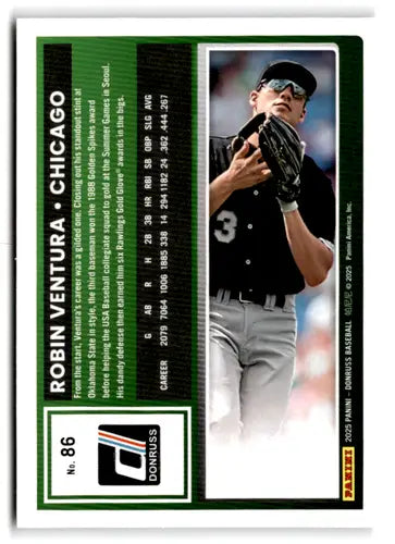 2025 Donruss Base #86 Robin Ventura NM-MT White Sox ID:78545 - Baseball Card Single