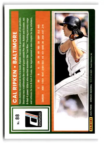 2025 Donruss Base #88 Cal Ripken NM-MT Orioles ID:78547 - Baseball Card Single