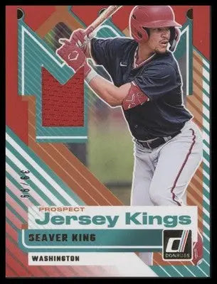 2025 Donruss Baseball #PJK-SK Seaver King Jersey Kings Red - #39/99 - Baseball Card Single