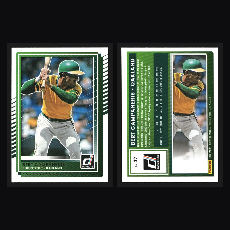 2025 Donruss Bert Campaneris #42 Oakland Athletics - Baseball Card Single