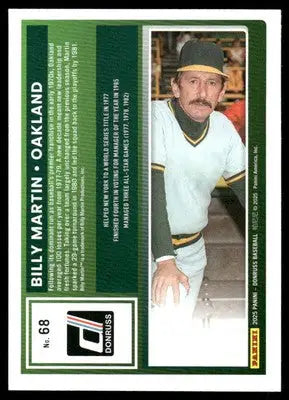 2025 Donruss Billy Martin #68 Baseball - Baseball Card Single