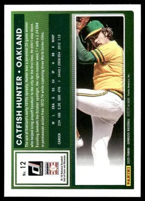 2025 Donruss Catfish Hunter #12 Baseball