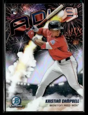 2025 Donruss Chrome #AD-8 Kristian Campbell Adios!