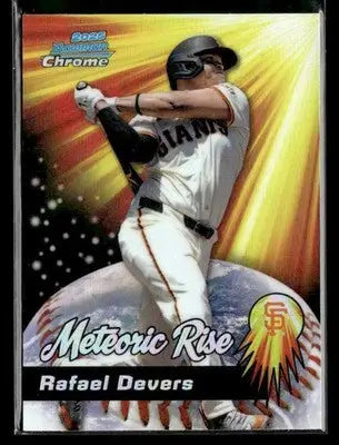 2025 Donruss Chrome #MR-13 Rafael Devers Meteoric Rise - Baseball Card Single