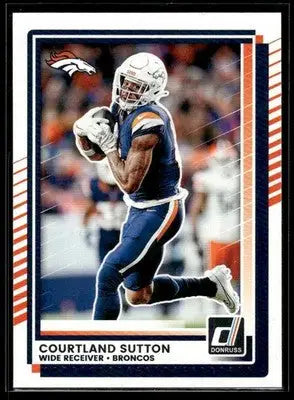 2025 Donruss Courtland Sutton #298 Denver Broncos