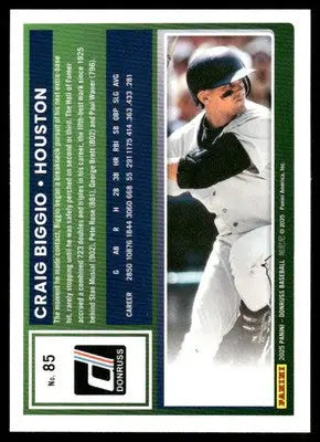 2025 Donruss Craig Biggio #85 Baseball